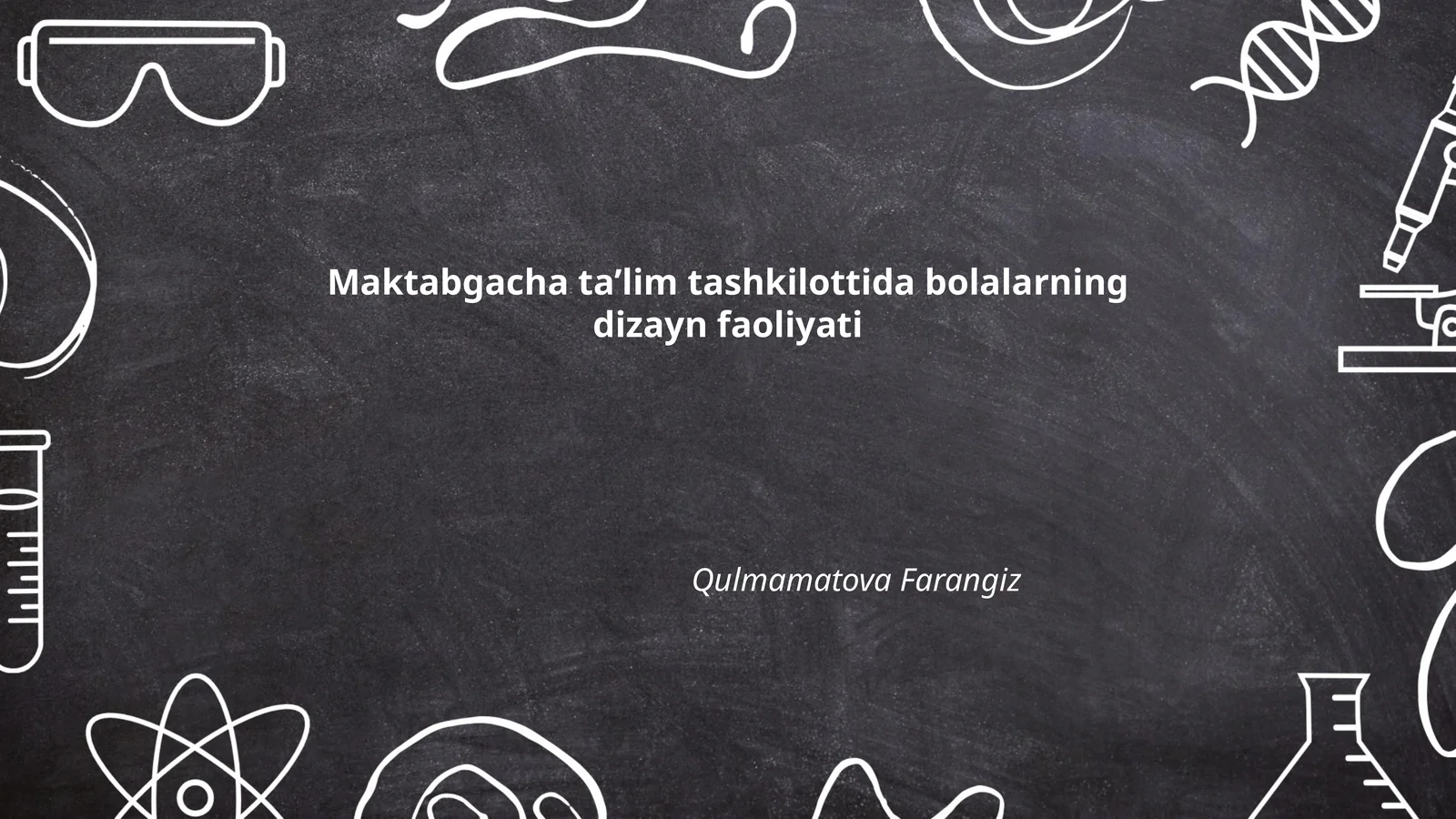 Bolalar uchun dizayn faoliyatining maqsadi