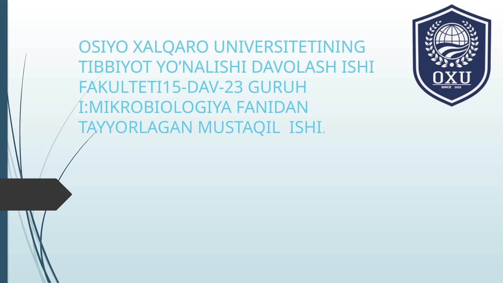 MAVZU:Borreliozlar morfoligiyasi,strukturasi,tarqanligi keltirib chiqaruvchi kasalliklari labaratoriya diagnostika haqida to'liq ma'lumot
