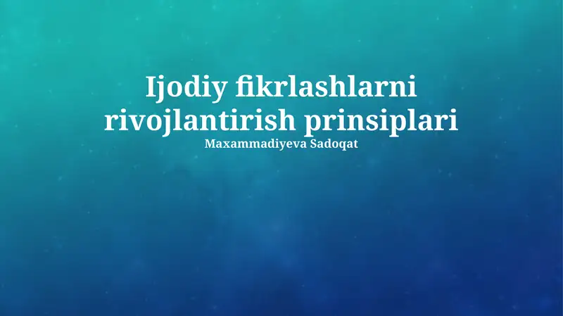 Product slide 1