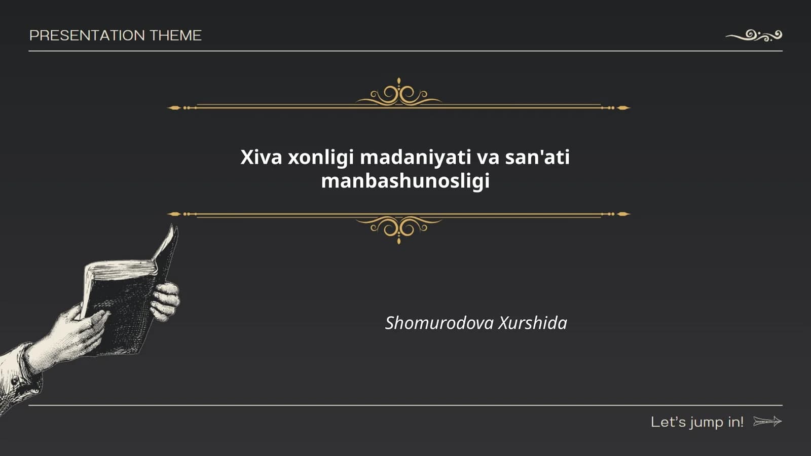 Xiva xonligi madaniyati va san'ati manbashunosligi