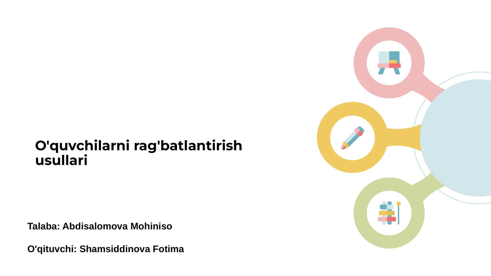 O'quvchilarni rag'batlantirish usullari