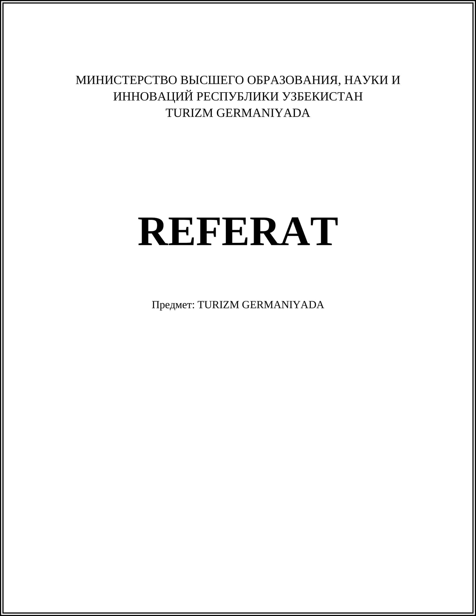 Турлик Германияда