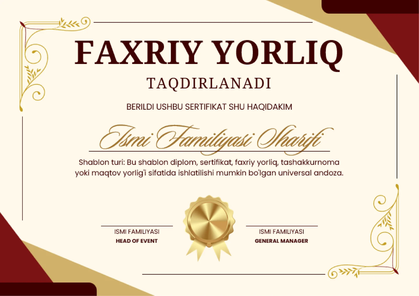 FAXRIY YORLIQ