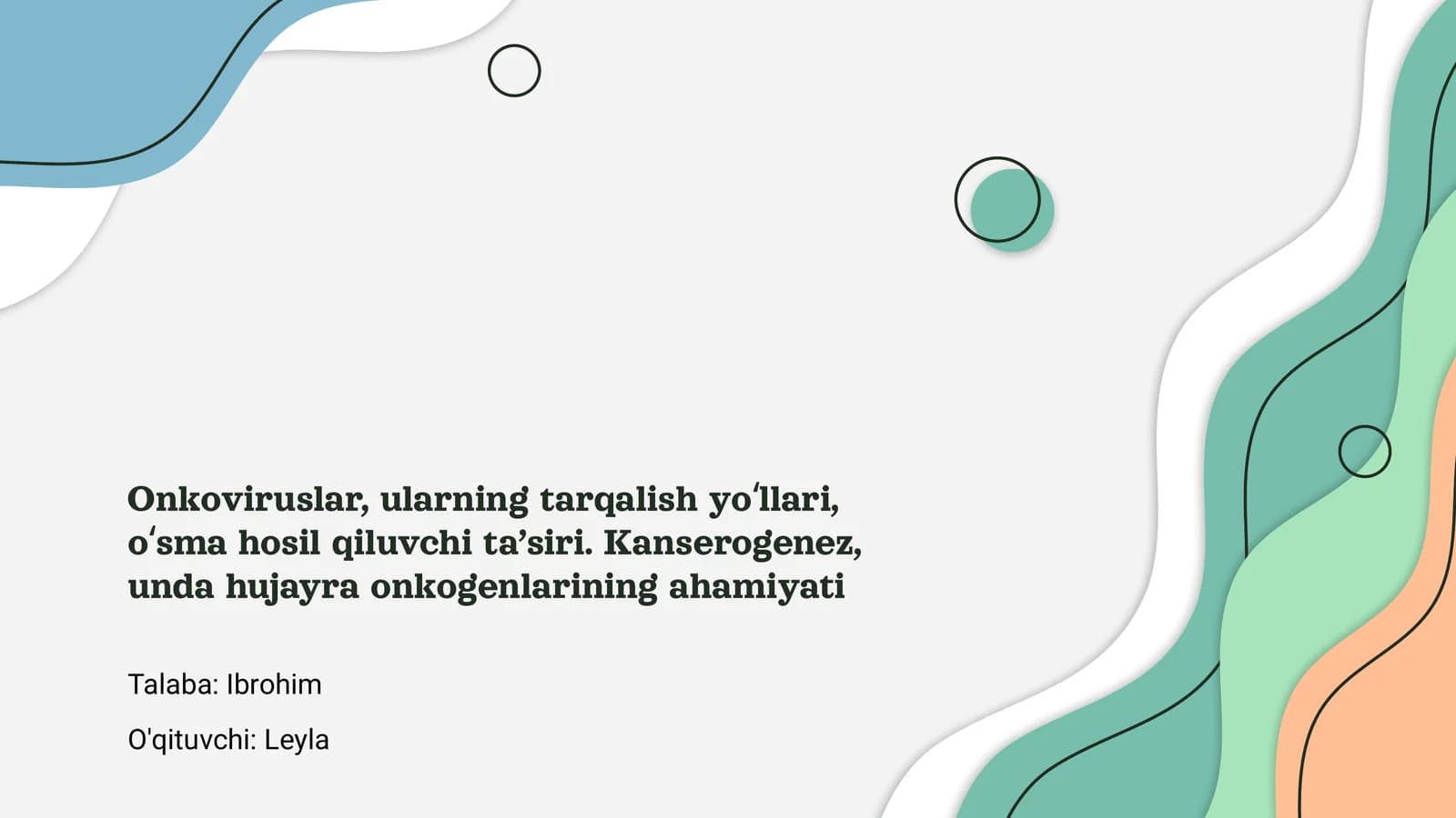 Onkoviruslar tarqalishi
