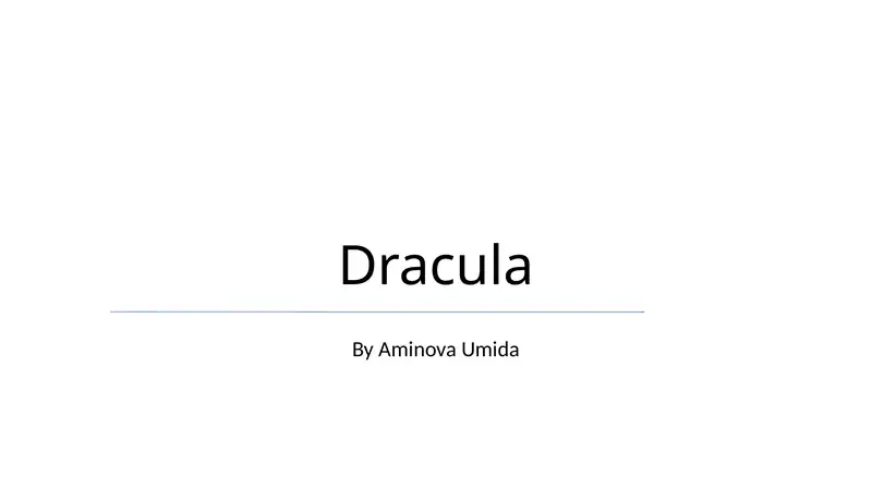 Dracula