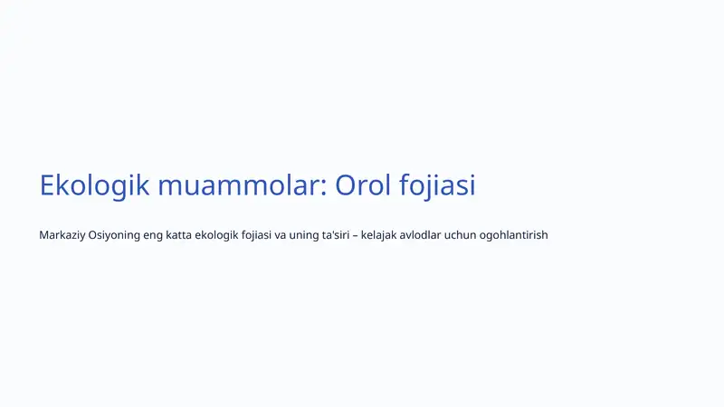 Orol dengizi