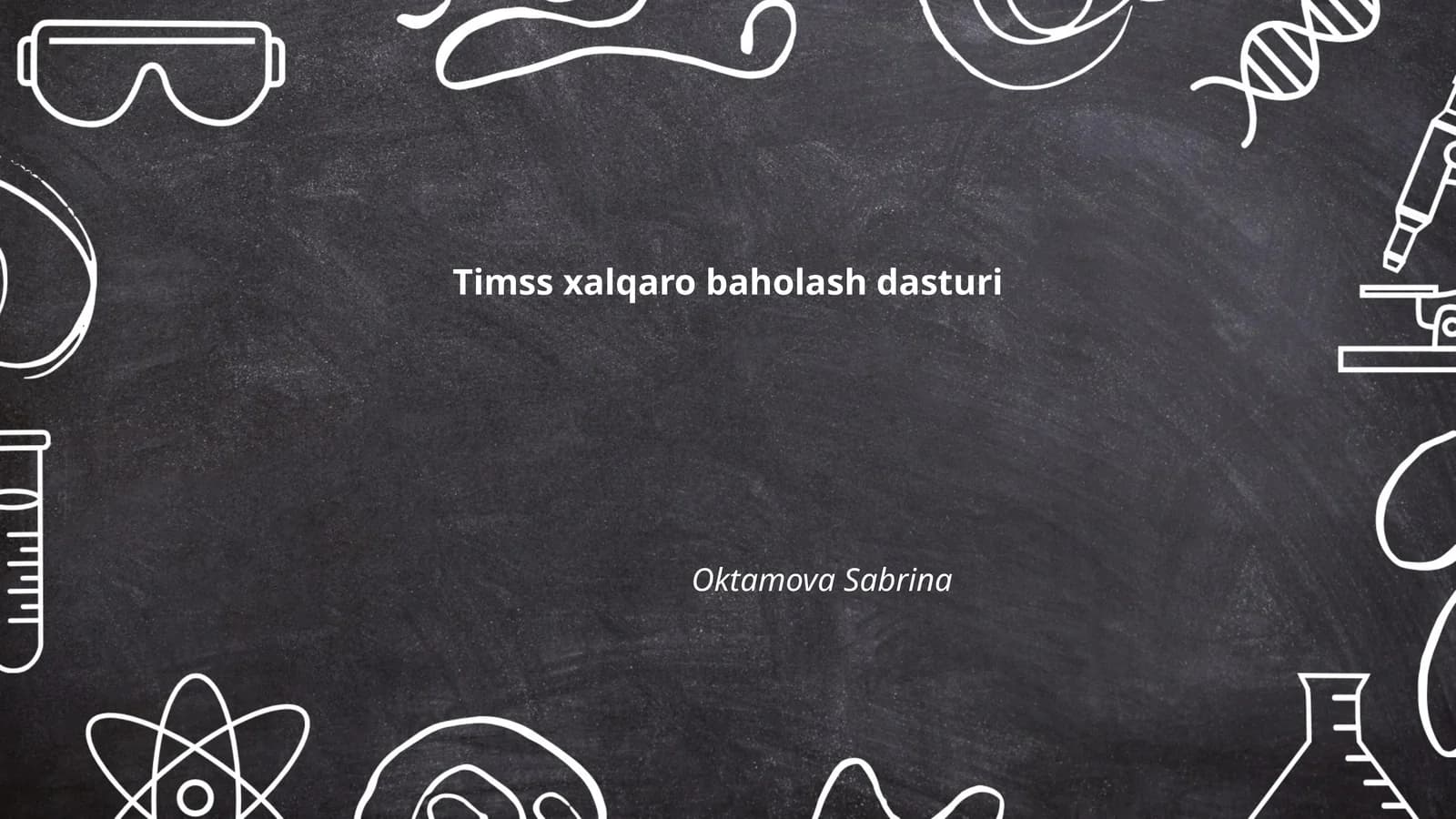 TIMSS xalqaro baholash dasturi