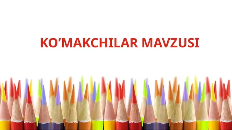 KO’MAKCHILAR