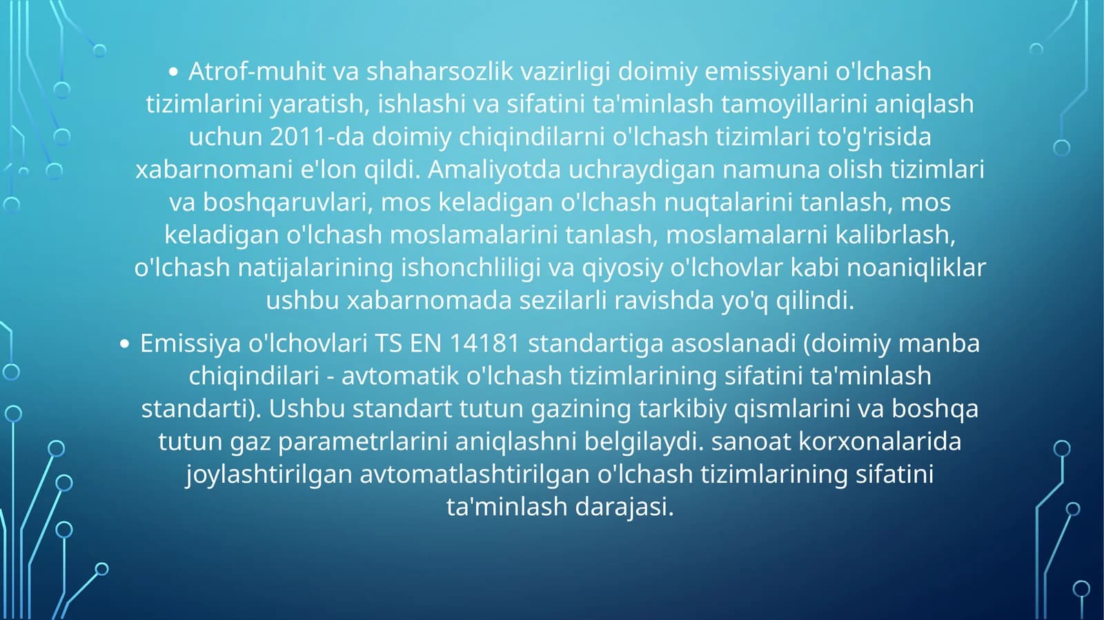 Emissiya o'lchovlari