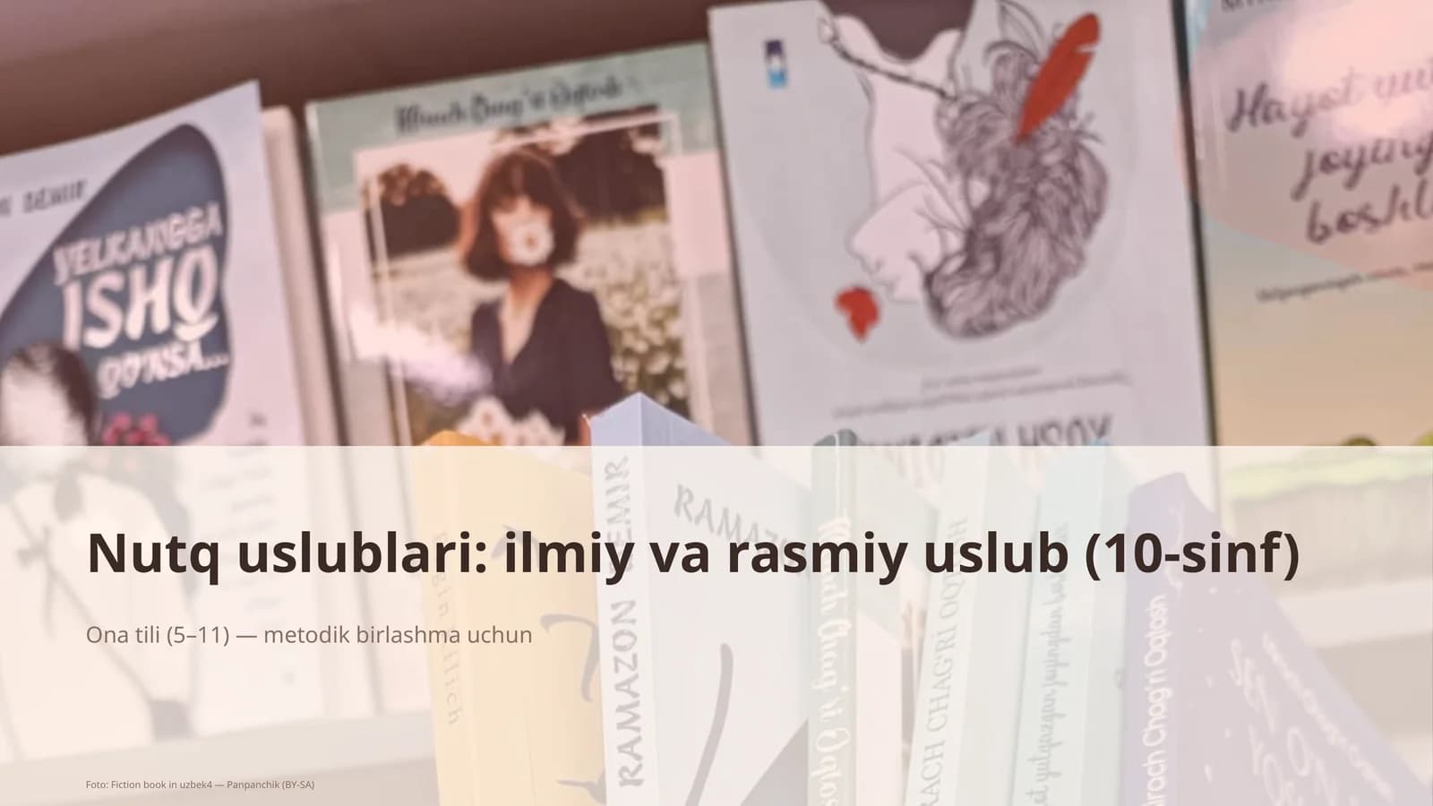 Nutq uslublari: ilmiy va rasmiy uslub (10-sinf)