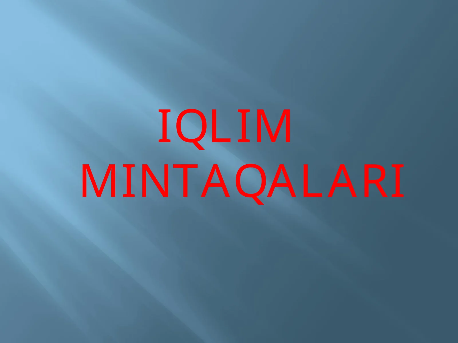 IQLIM MINTAQALARI