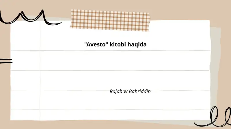 Avesto kitobi