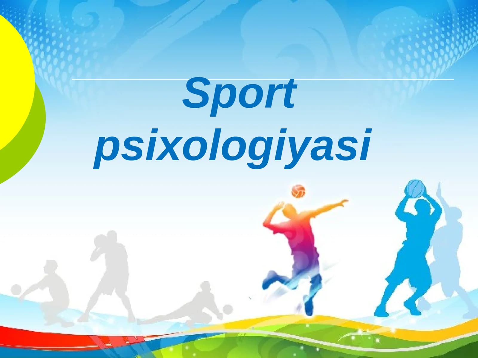 Sport  psixologiyasi