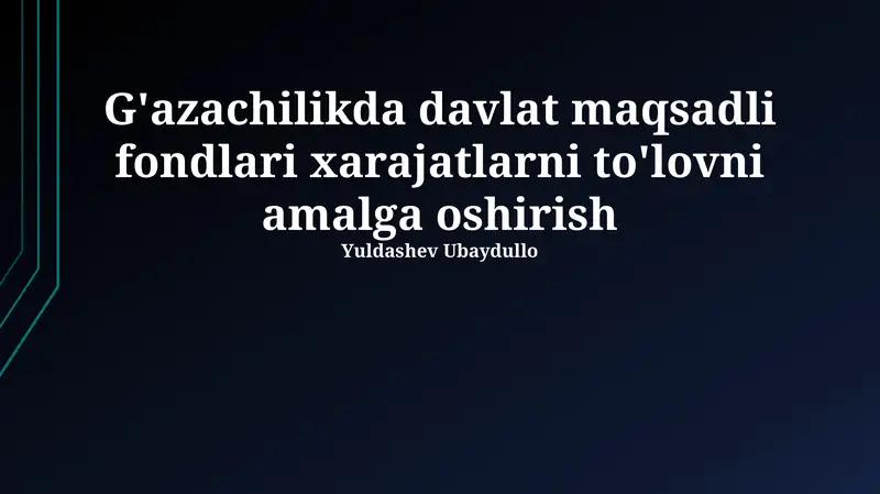 Davlat maqsadli fondlari
