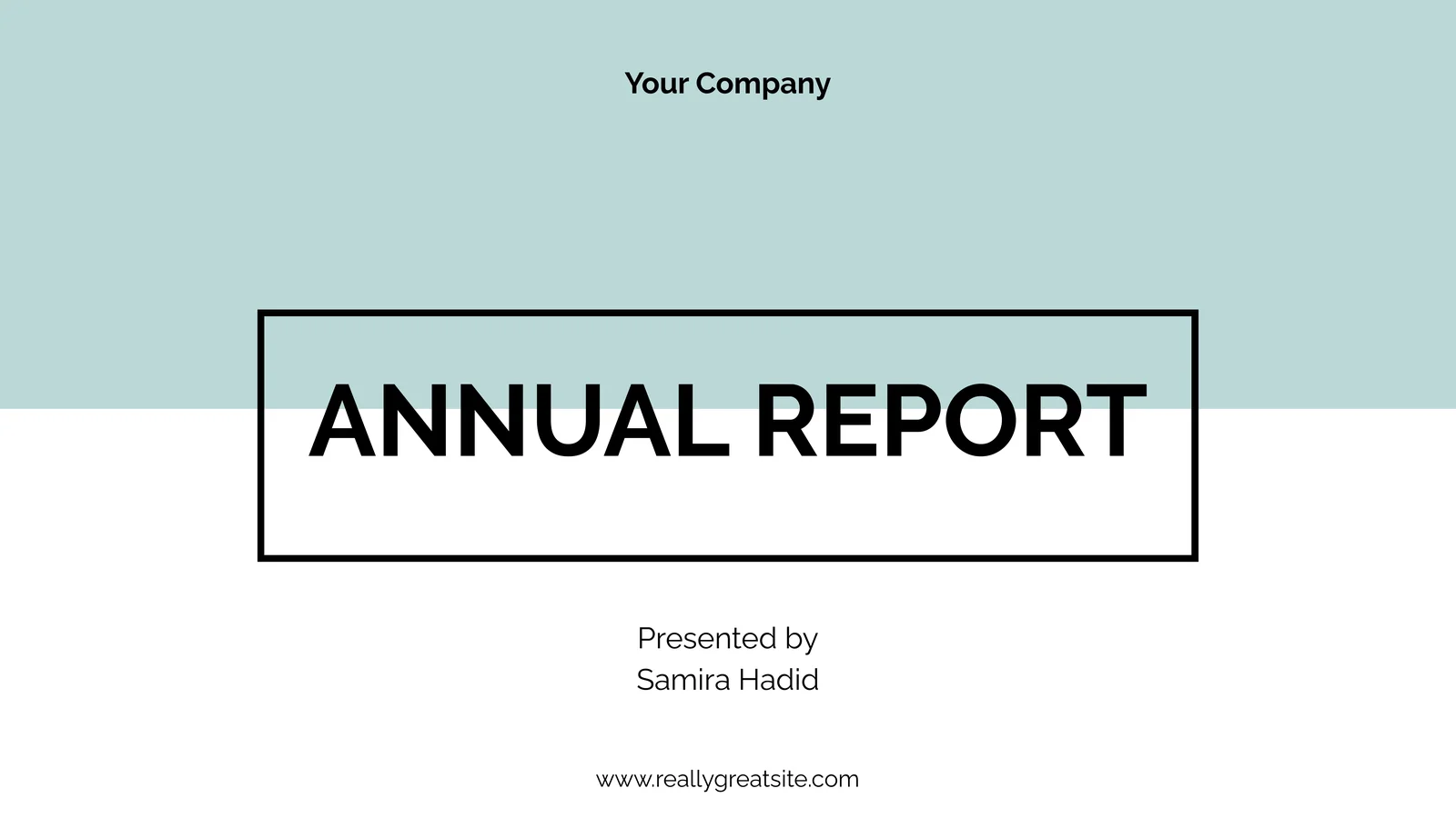 ANNUAL REPORT