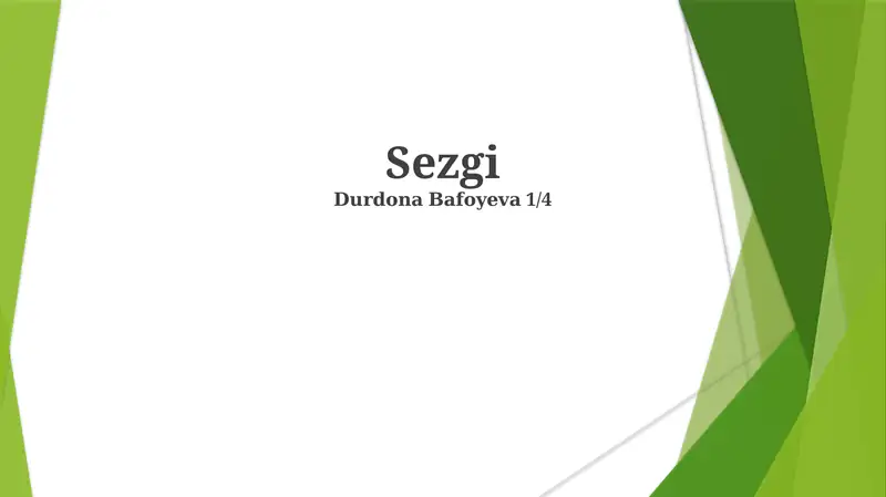 Sezgi