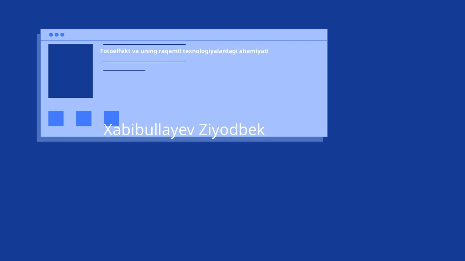 Fotoeffekt va uning raqamli texnologiyalardagi ahamiyati