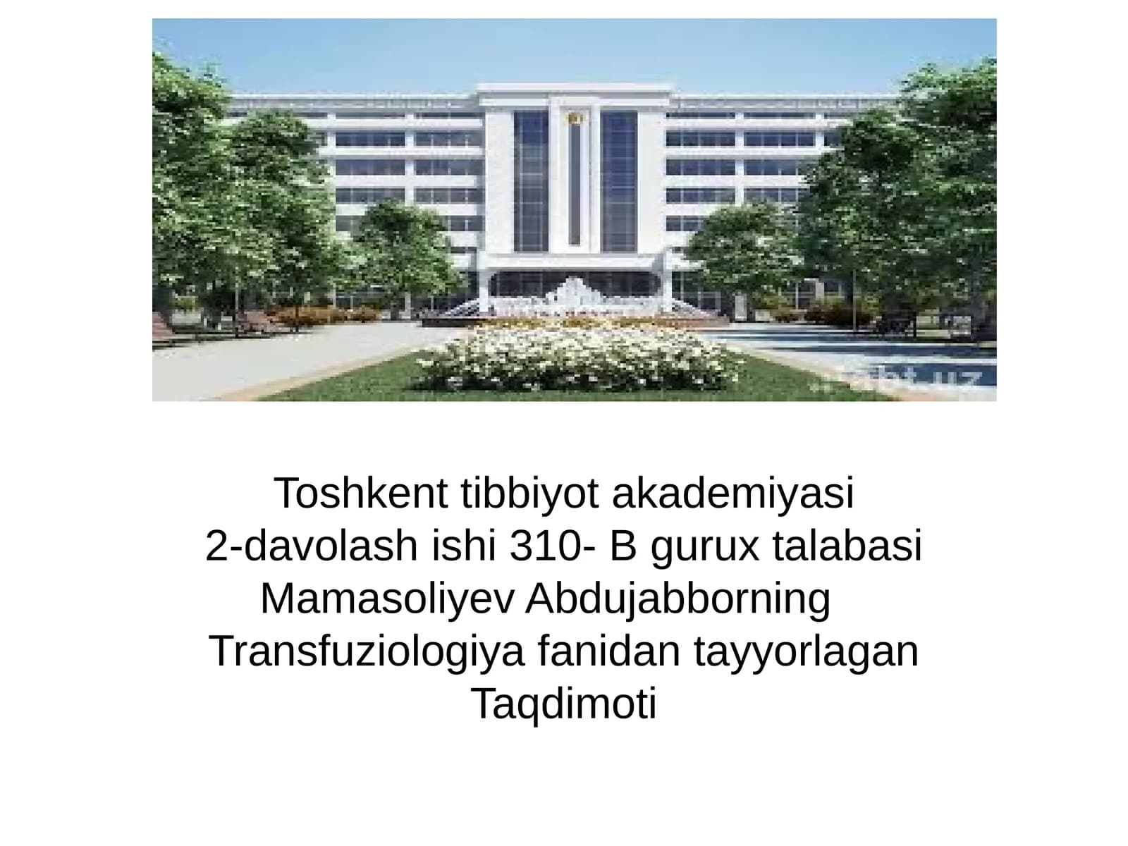 Zamonaviy komponent terapiyasining asosiy tamoyillari