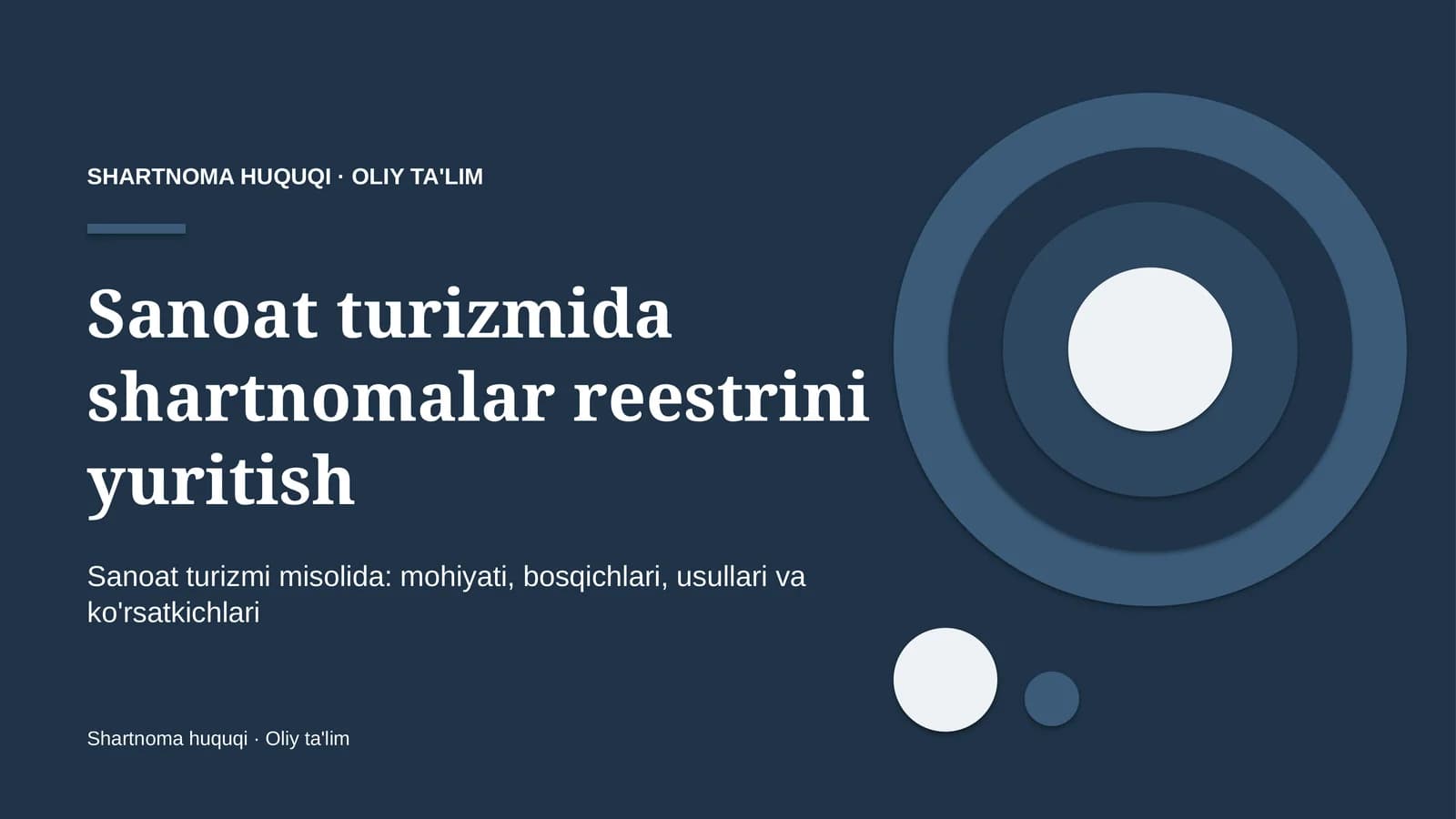 sanoat turizmida shartnomalar reestrini yuritish 2697