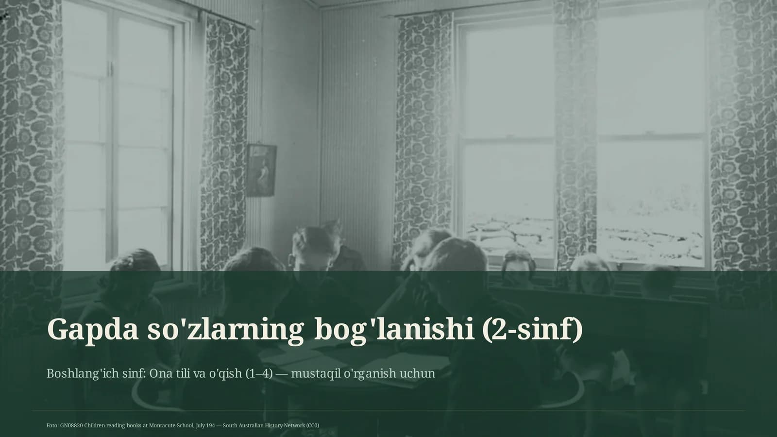 So'zlarning bog'lanishi