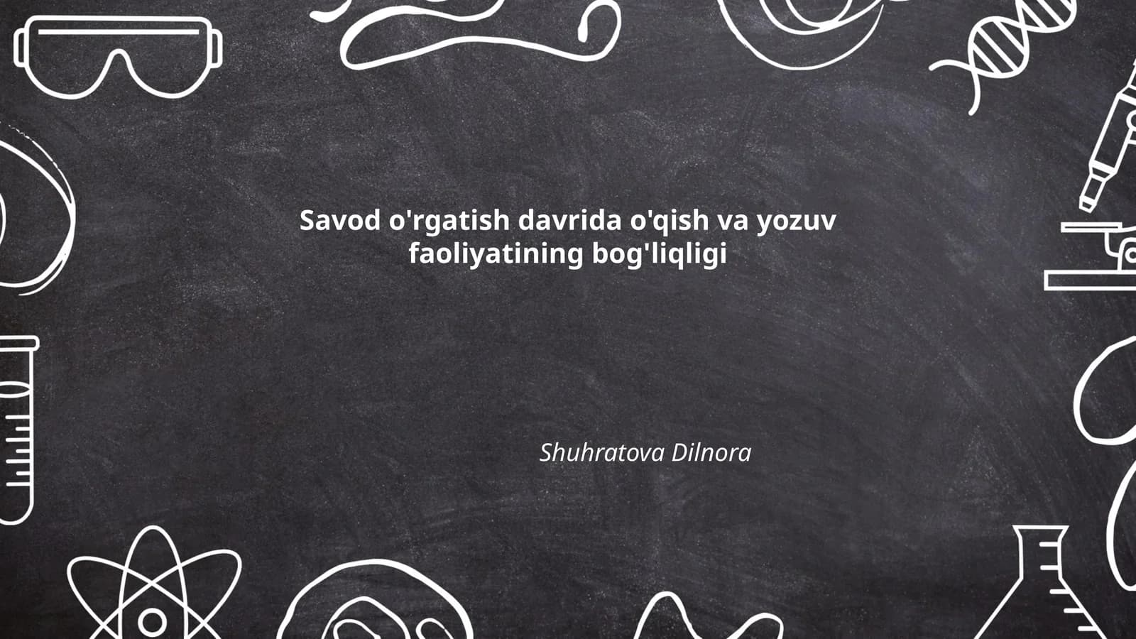 Savod o'rgatish davrida o'qish va yozuv faoliyatining bog'liqligi