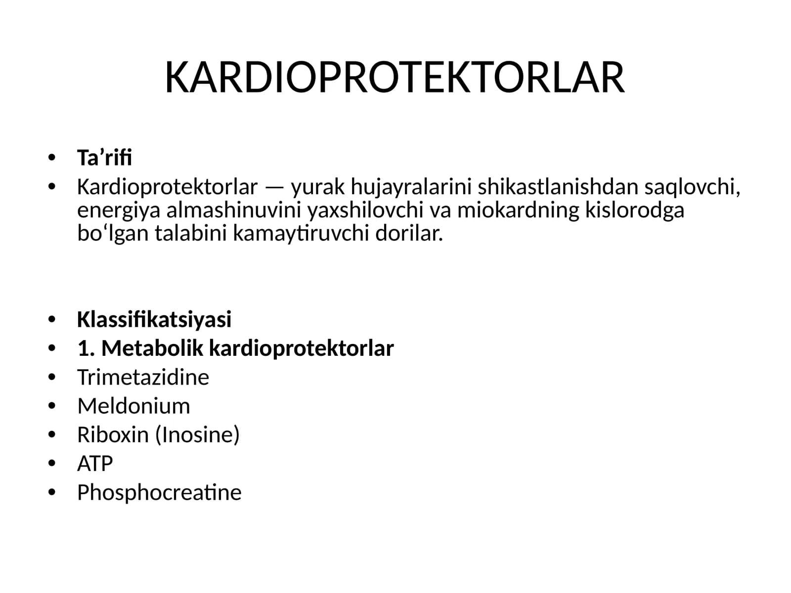 KARDIOPROTEKTORLAR