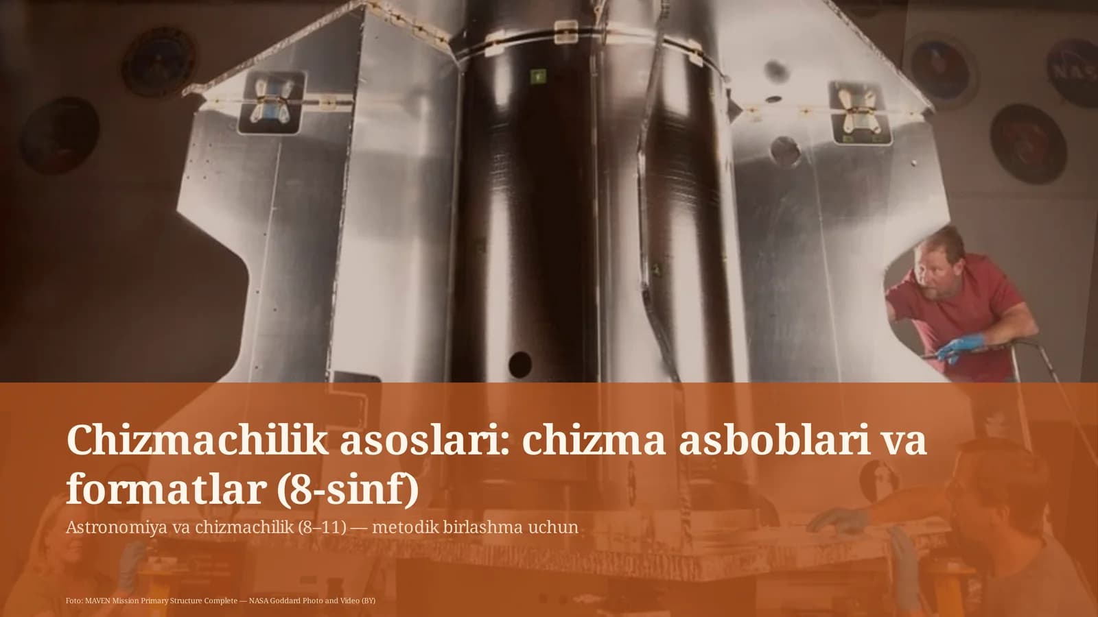 Chizmachilik asoslari: chizma asboblari va formatlar (8-sinf)