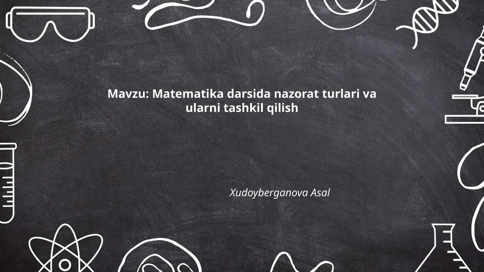 Nazorat turlari va ularning mohiyati