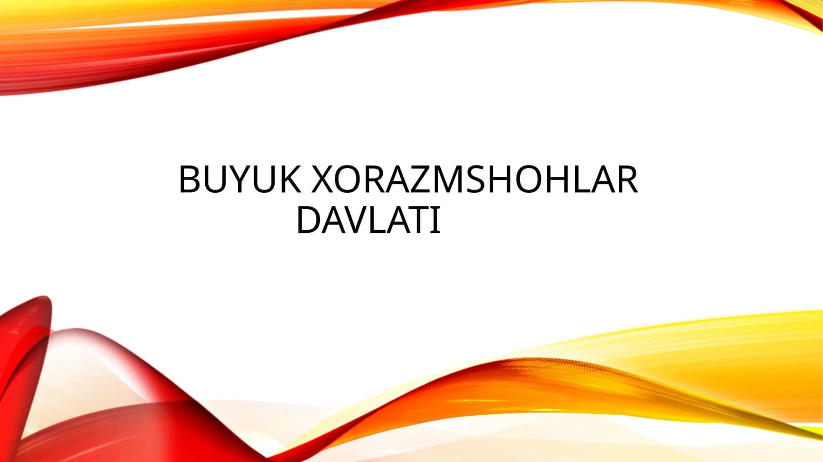 Xorazm shohlar davlati