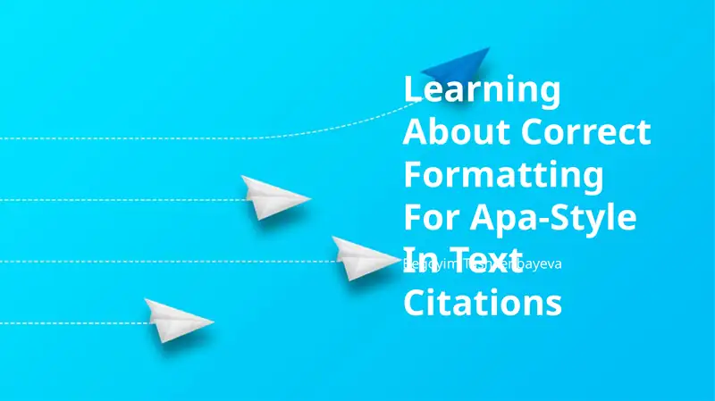 In-Text Citations