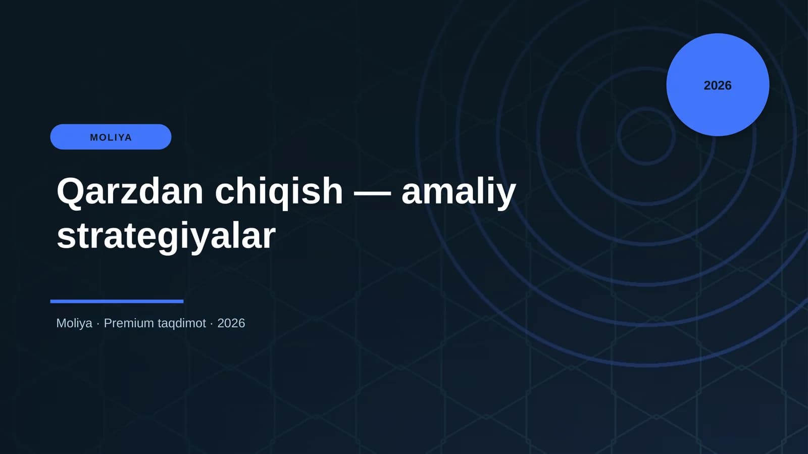 Qarzdan chiqish — amaliy strategiyalar