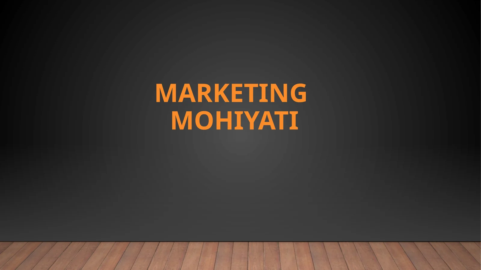 Marketing mohiyati