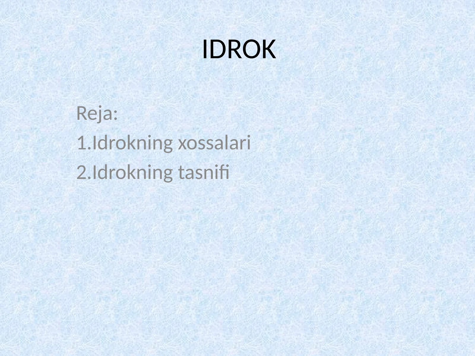 IDROK