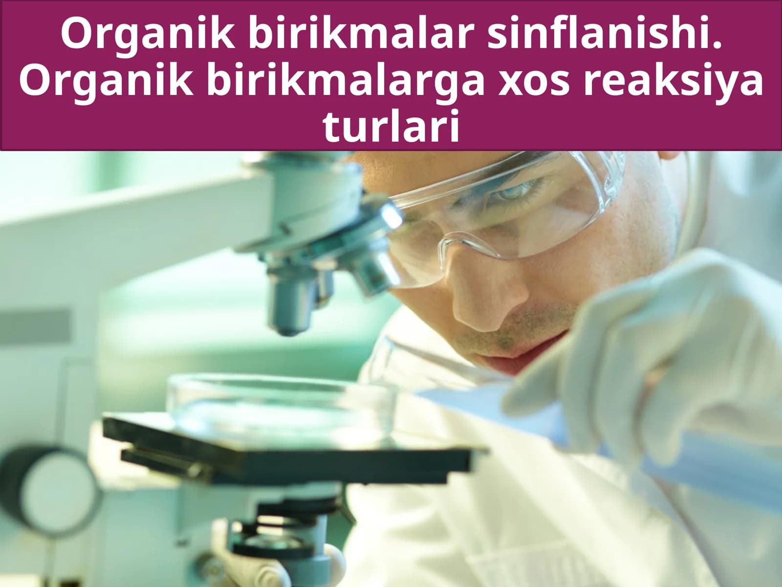 Organik birikmalar sinflanishi