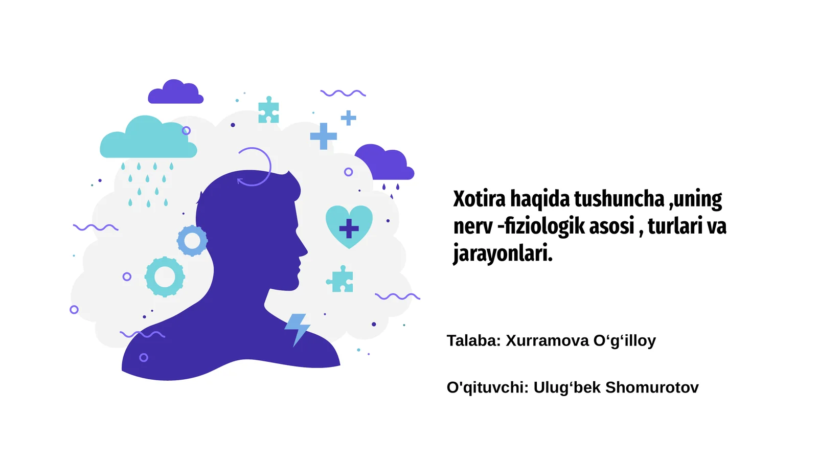 Xotira haqida umumiy tushuncha