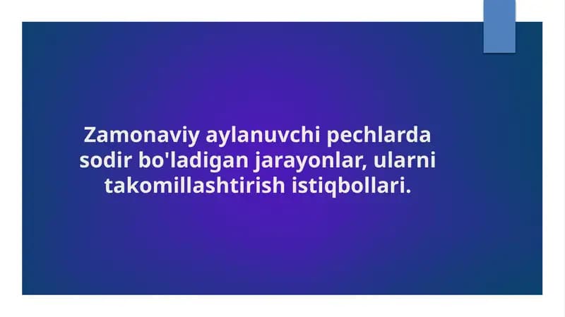 Aylanuvchi pechlar