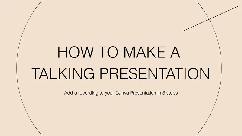 Talking Presentations