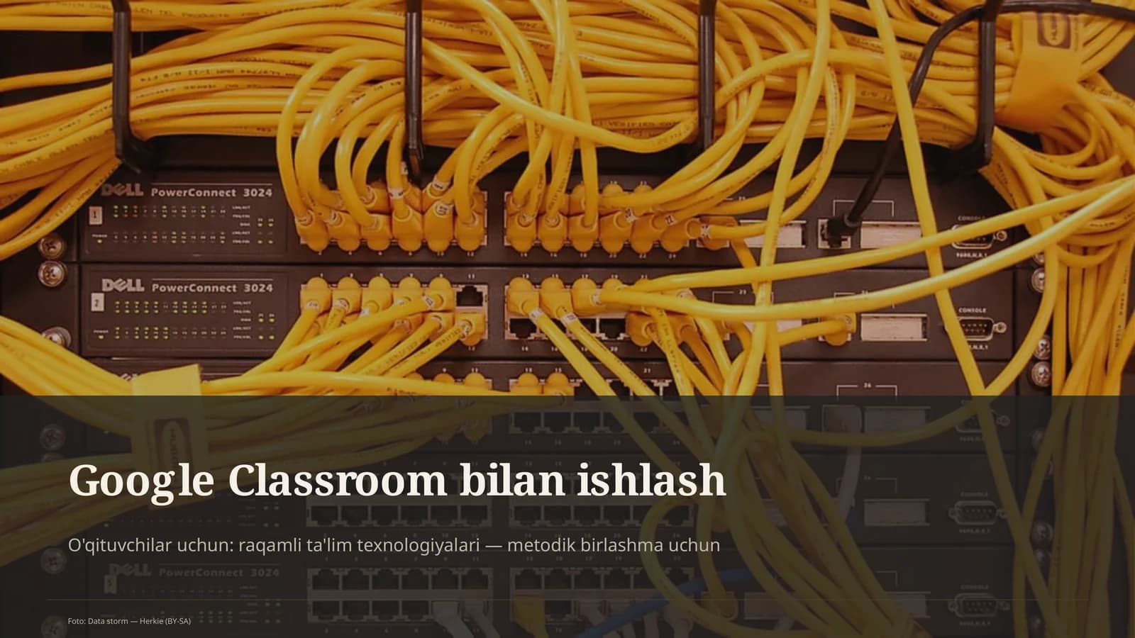 Google Classroom bilan ishlash