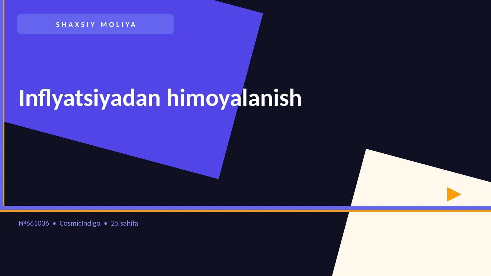 Inflyatsiyadan himoyalanish