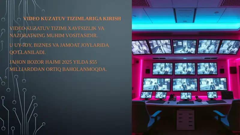 Video Kuzatuv Tizimlariga Kirish