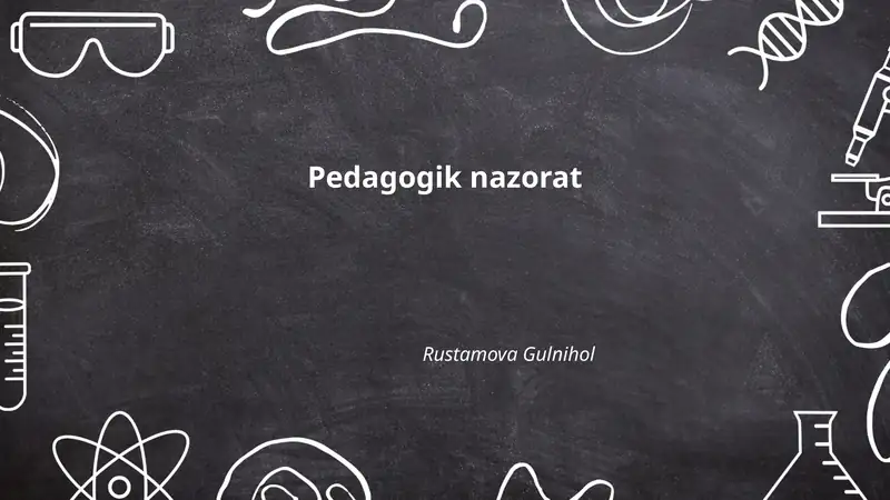 Pedagogik nazorat