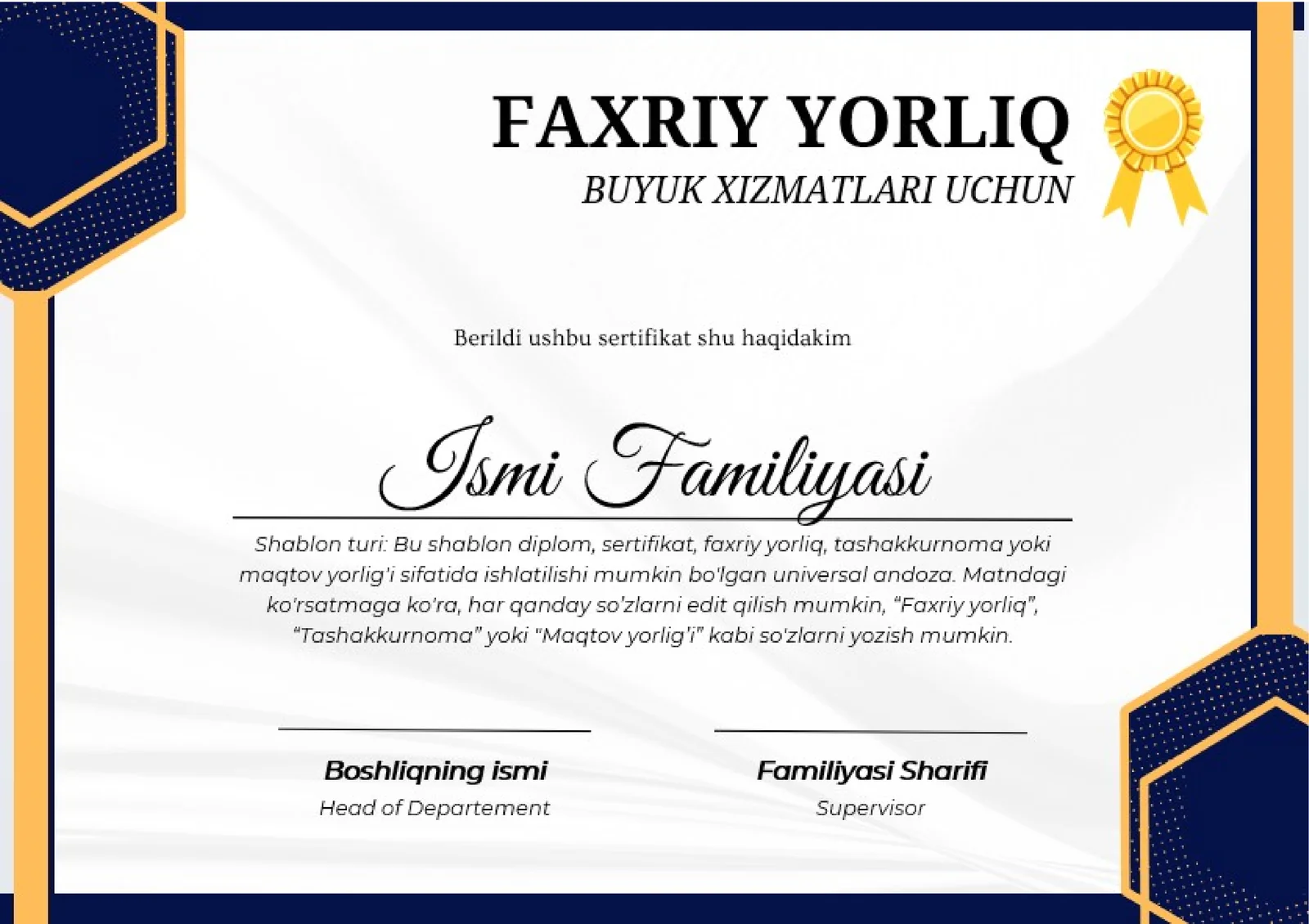 FAXRIY YORLIQ