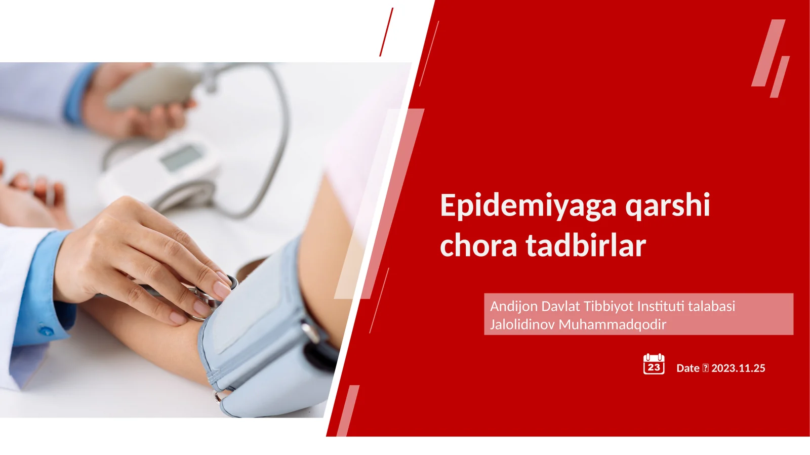 Epidemiyaga qarshi choratadbirlar
