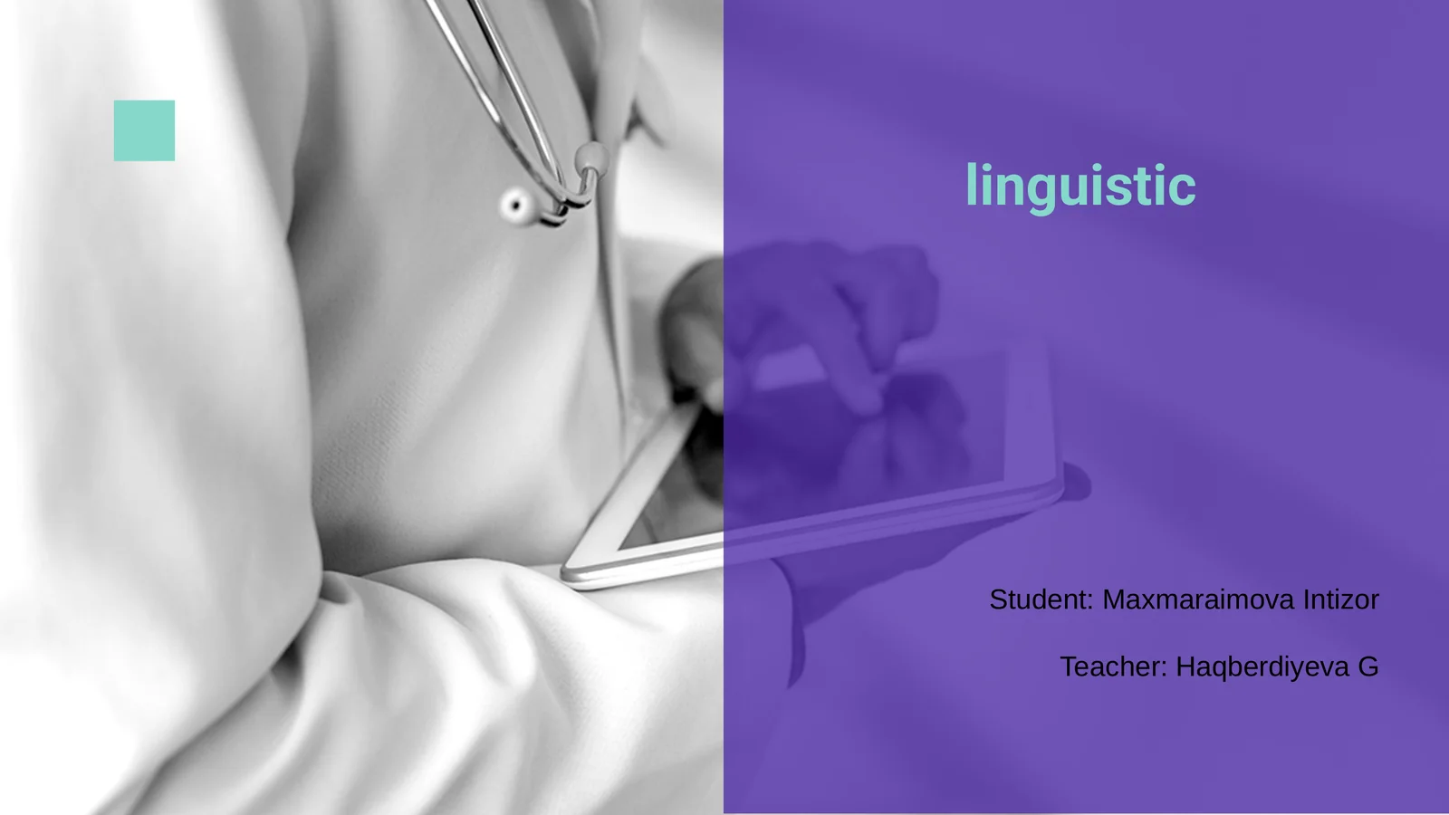 Introduction to Linguistics