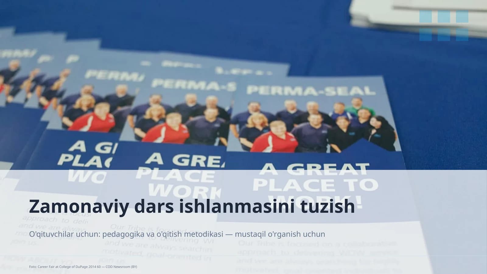 Zamonaviy dars ishlanmasini tuzish