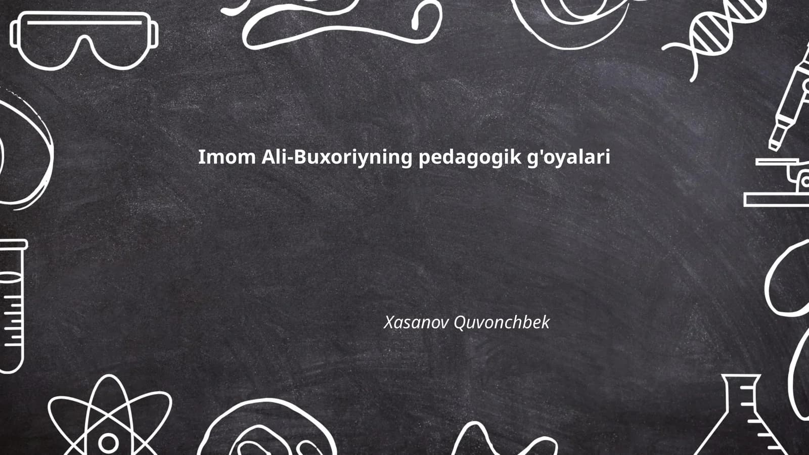 Imom Ali-Buxoriyning pedagogik g'oyalari