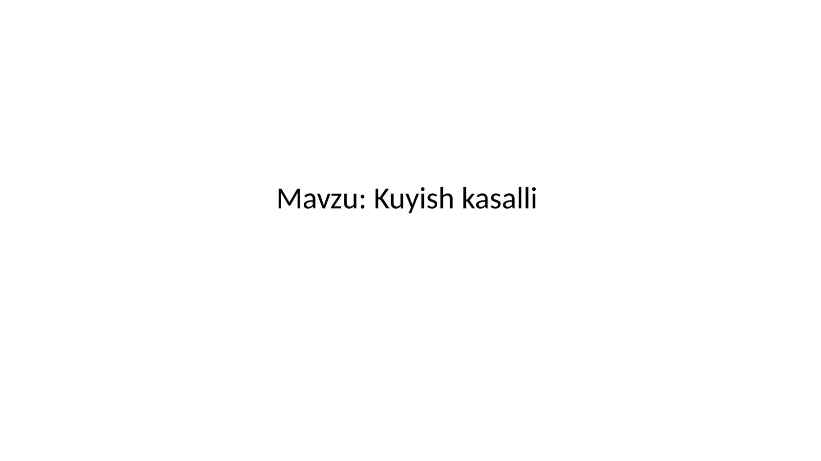 Kuyish kasalli