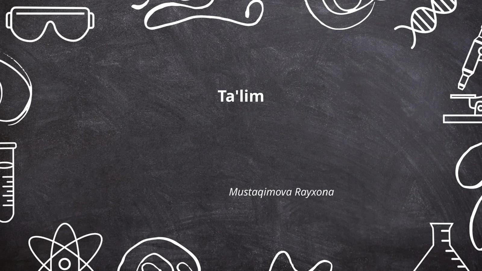 Ta'limda raqamli texnologiyalar