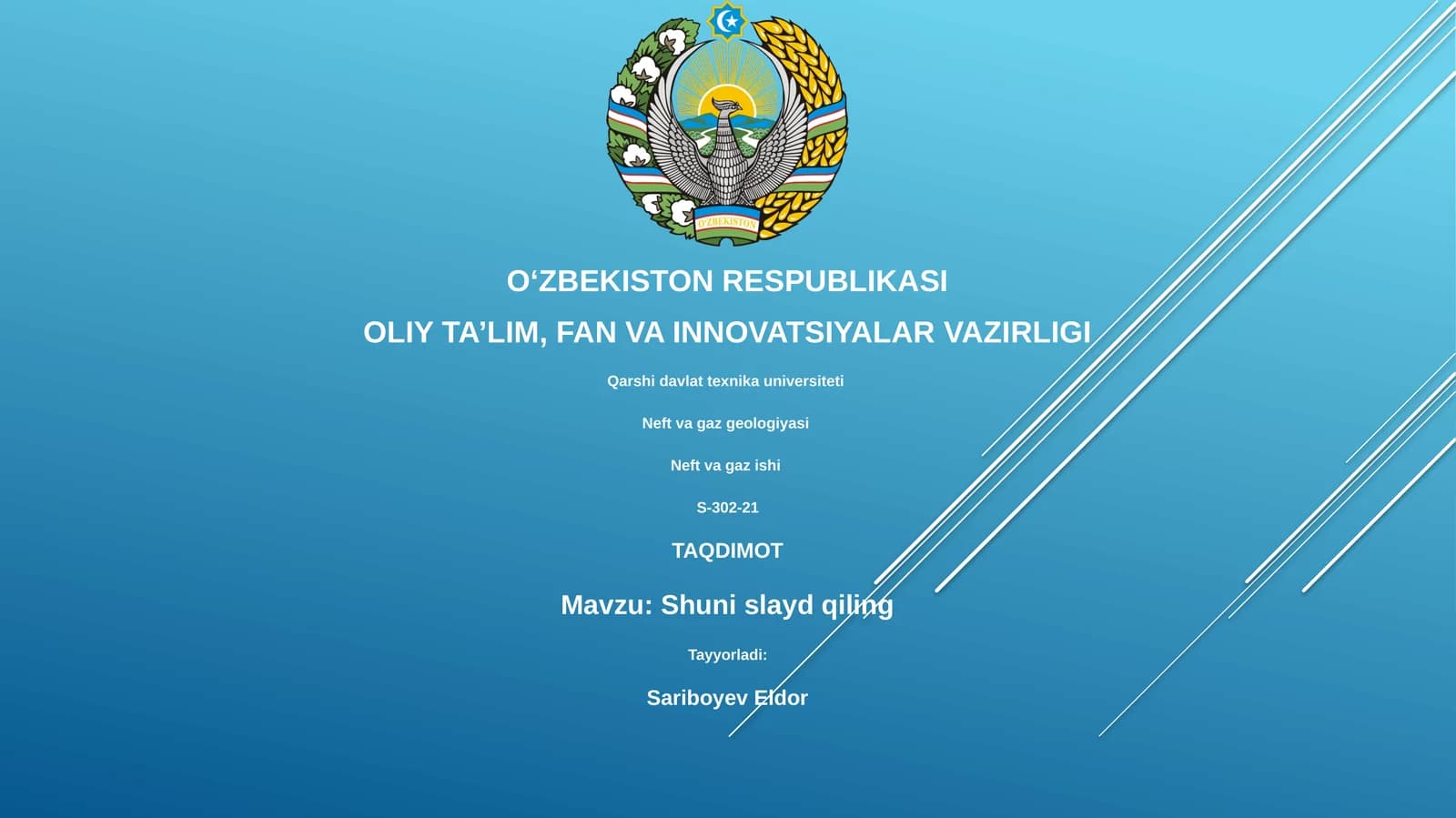 Neft va gaz geologiyasi