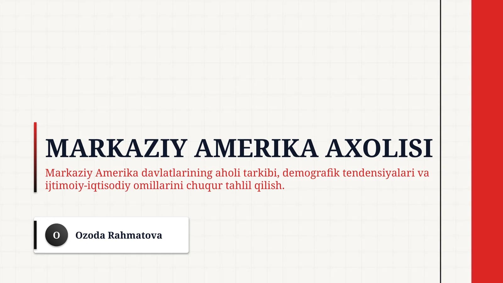 Markaziy Amerika axolisi